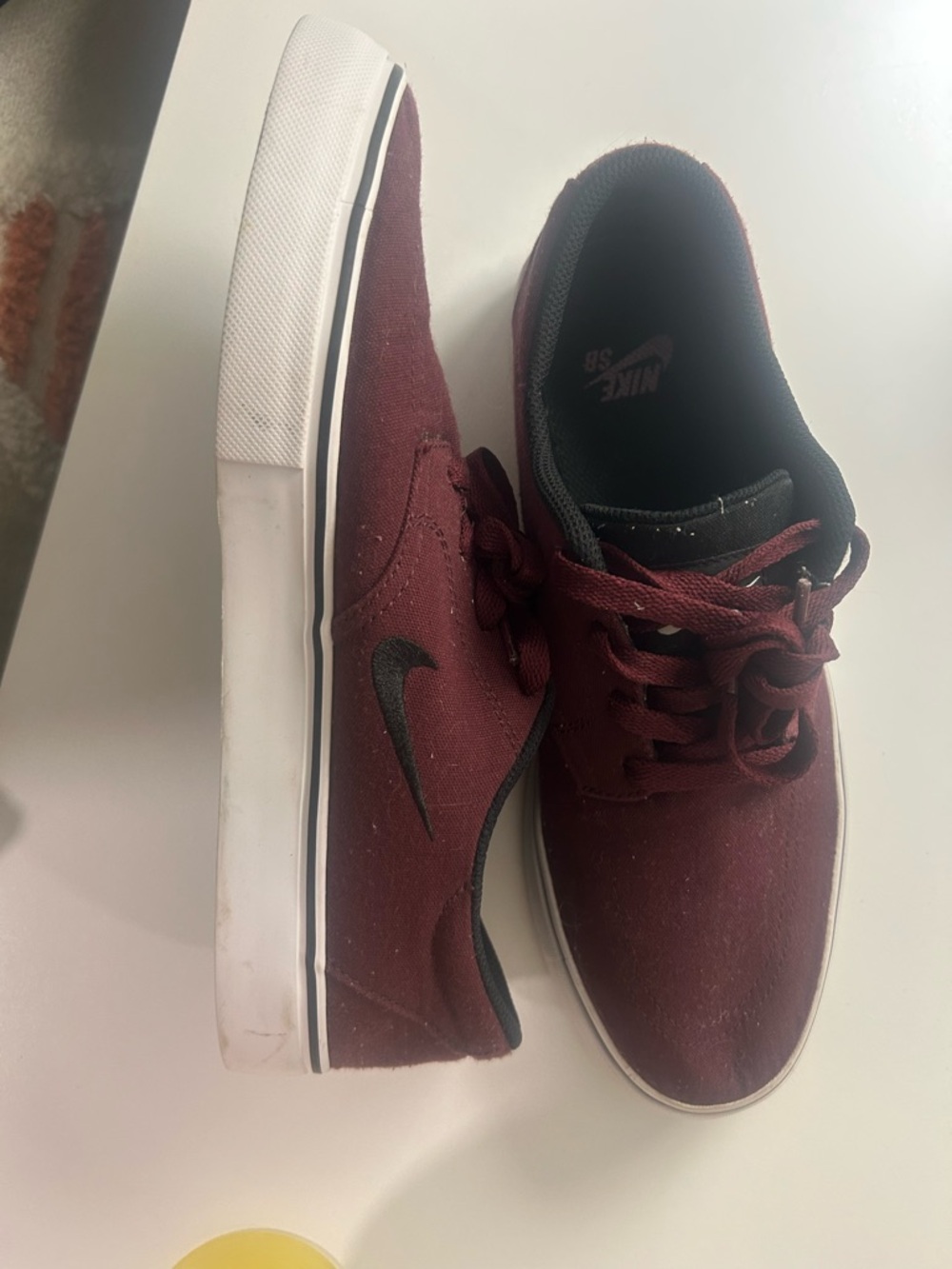 Nike Maroon Canvas Shoes
